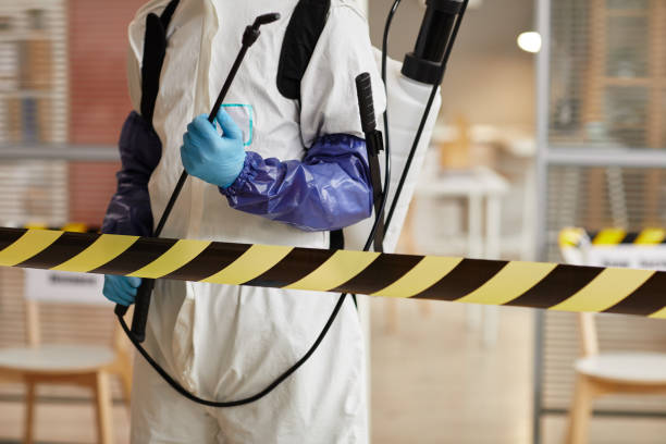 Professional Blood Cleanup technician working in Rumsey, CA